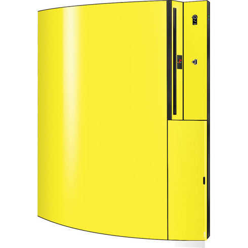 Yellow Solid Playstation 3 & PS3 Skin
